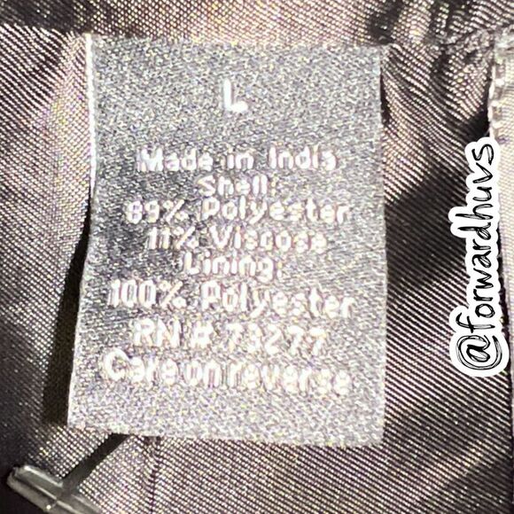 Apt. 9 Formal Vest | Grey & Black | Adjustable Back Strap | Large - Picture 8 of 13